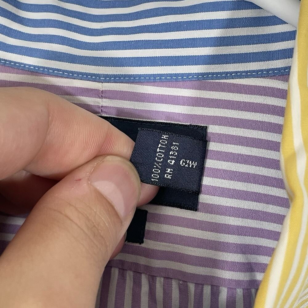 Polo Ralph Lauren Custom Fit Button Down Dress Shirt Size 16.5 Large Multicolor - Picture 5 of 5